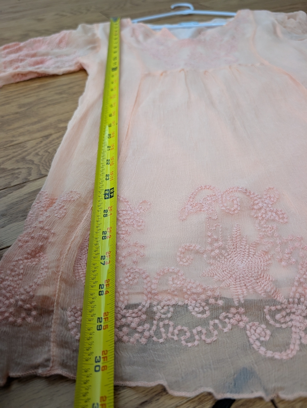 Soft Surroundings Selena Tunic Silk Soft Pink Tunic Size Large - Picture 7 of 7